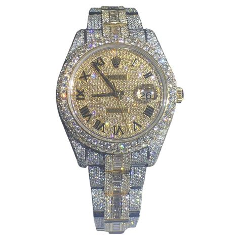 40mm iced out swiss movement rolex replica|iced out rolex jewelry.